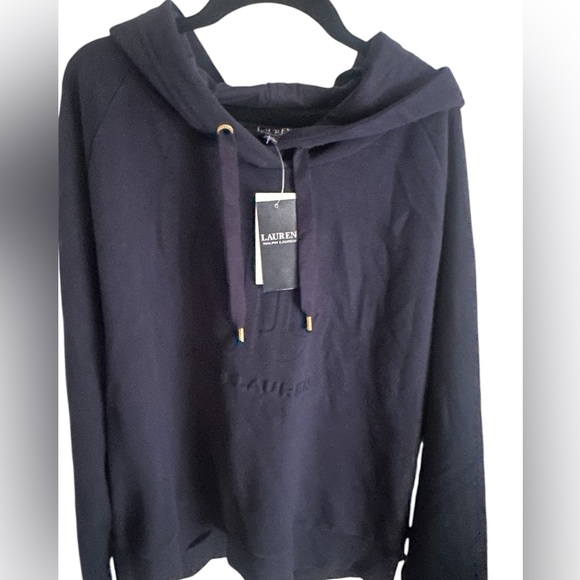 RALPH LAUREN navy hoodie - Picture 1 of 4